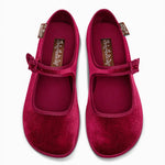 Hot Chocolate Design - Women's Velvet Mary Jane Flat