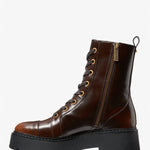 Michael Kors - Women's Blake Burnished Leather Combat Boots