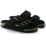 Birkenstock - Unisex Arizona Shearling Suede Sandals