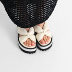 All Black - Geisha Women's Platform Sandals