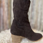 Corkys Footwear - Women's Wicked Slouch Ankle Faux Suede Boots