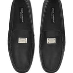 Dolce & Gabbana - Men's Logo Plaque Almond Toe Loafer