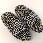 Balmain - Men's Quilted Leather B-it Monogram Sandals