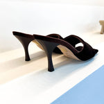 Alohas - Women's Puffy Velvet Block Heel
