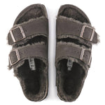 Birkenstock - Unisex Arizona Shearling Suede Leather Sandals