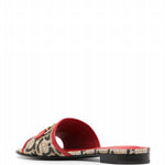 Salvatore Ferragamo - Women's Gancini-print 20mm Mules