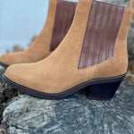 Vintage Havana - Women's Suede Gore Heel Bootie