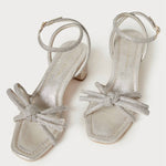 Loeffler Randall - Women's Mikel Heeled Sparkle Bow Sandals