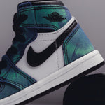 Air Jordan 1 High OG (TD) "Tie-Dye" - White/Black/Aurora Green