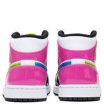 Air Jordan 1 Mid SE - White/Cyber/Active Fuchsia/Black