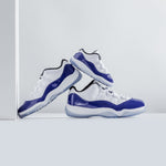 Air Jordan 11 Retro Low (PS) - White/Black/Concord