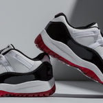 Air Jordan 11 Retro Low (PS) - White/University Red/Black/True Red