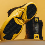 Air Jordan 12 Retro (PS) - Black/University Gold