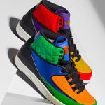 Womens Air Jordan 2 Retro "Rivals" - Action Black/Black/Cosmic Purple