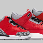 Air Jordan 3 Retro SE (GS) Fire Red - Fire Red/Cement Grey/Black