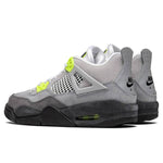 Air Jordan 4 Retro "Neon" (GS) - Cool Grey/Volt/Wolf Grey/Anthracite