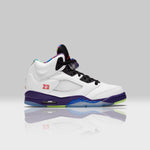 Air Jordan 5 Retro (GS) "Alternate Bel-Air" - White/Ghost Green