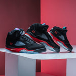 Air Jordan 5 Retro (PS) "Top 3" - Black/New Emerald/Fire Red/Grape Ice