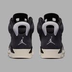 Women's Air Jordan 6 Retro "Light Smoke" - Black/Chrome