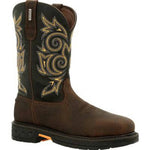 Georgia Boot - Men's Carbo Tec Steel Toe Waterproof Pull On Work Boots - Wide