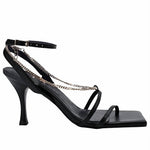 Alohas - Women's Straps Chain Leather Sandals