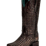 Corral - Women's Glitter Woven Fashion Square Toe Boot