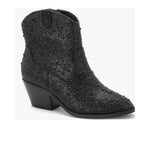 Corkys Footwear - Women's Rhinestone Block Ankle Bootie
