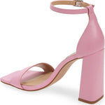 Steve Madden - Women's Tia Block Heel Vegan Leather Sandal