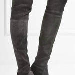 Stuart Weitzman - Lowland Flat Stretch Suede Over The Knee Boots