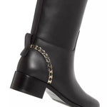 Salvatore Ferragamo - Women's Vara Chain Knee-high Boots