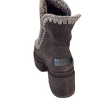 Mou - Women's Platform Suede Bootie