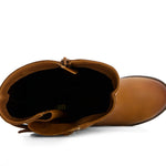 Andrea - Women's Genuine Leather Tall Riding Boots