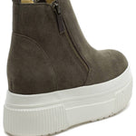 J/Slides - Women's Wyona Waterproof Suede Platform Ankle Boots