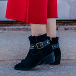 Clarks - Women's Morzine Buckle Suede Boots