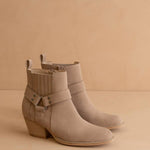 Oasis Society - Women's Caleb Paneled Moto Bootie