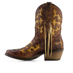 Forastero - Women's Real Leather Pointed Toe Cowgirl Boots