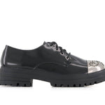 Andrea - Women's Metal Toe Patent Oxfords
