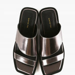 All Black - Women's Angle Mules