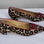 Diane B. - Women's Leopard Print Bow Low Heel Pumps