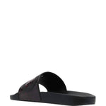Salvatore Ferragamo - Men's Groove Logo-embossed Slider Sandal