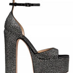 Valentino - Women's Tan-go Rhinestones Platform Sandals