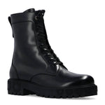 Salvatore Ferragamo - Women's Leather Combat Boots