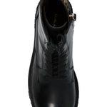 Salvatore Ferragamo - Women's Leather Combat Boots