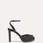 Veronica Beard - Women's Brianne Crystal Platform Sandal