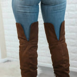 Surelymine - Women's Unmatchable Pointy Slouchy Knee And Thigh High Boots