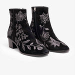 Johnny Was - CHIARA EMBROIDERED SUEDE BOOTIE