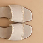 Oasis Society - Women's Emmie Border Stitch Summer Sandals