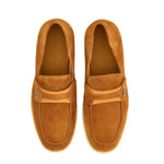 Salvatore Ferragamo - Men's Gancini Ornament Suede Loafers