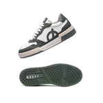 Loci - Unisex Atom Panelled Faux Leather Sneakers