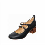 Antelope - Women's Nicolette Double Strap Mary Jane Block Heel